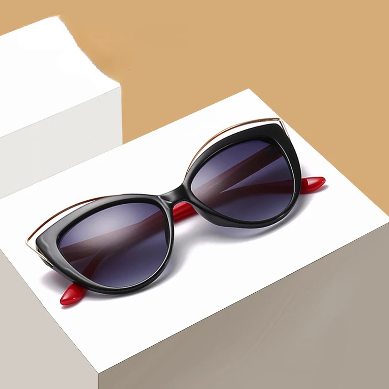 

Солнцезащитные очки «кошачий глаз» женские, винтажные модные зеркальные солнечные очки-бабочки, в металлической оправе, Роскошные, в стиле ретро, лето