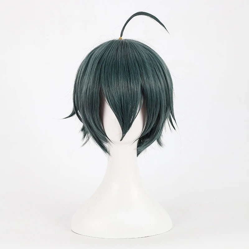 

Danganronpa V3: Wigs Short Heat Resistant Synthetic Hair Wig + Wig Cap Killing Harmony Shuichi Saihara Cosplay