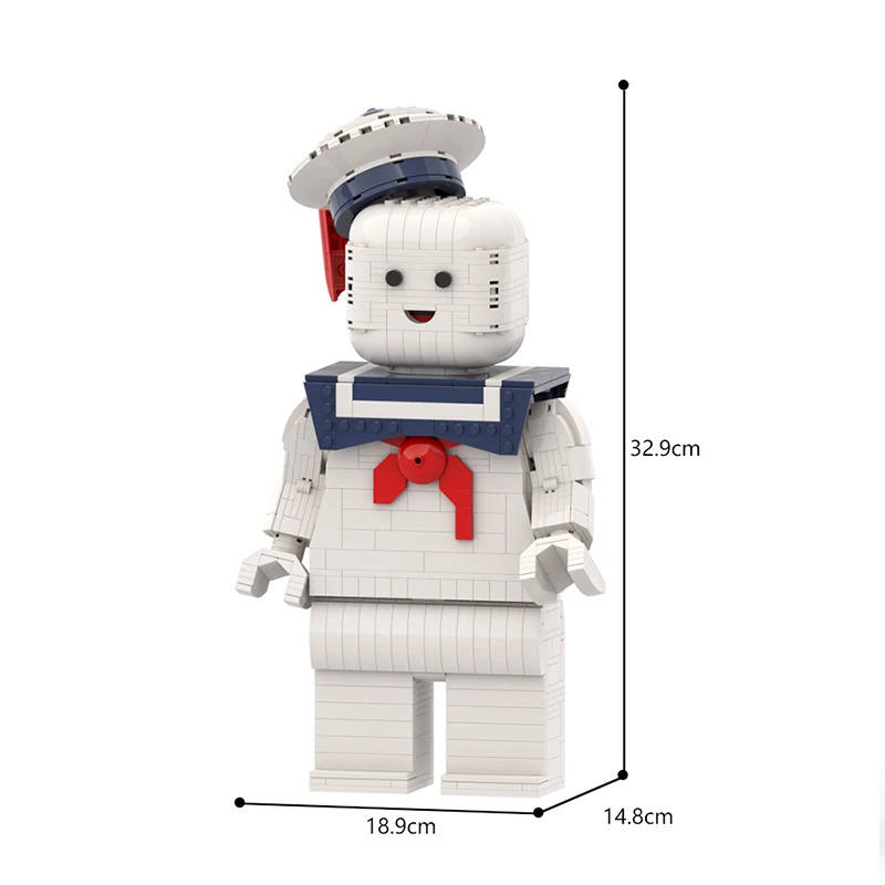 Набор строительных блоков MOC Marshmallow Man коллекция фигурок из фильма модель 830 шт.