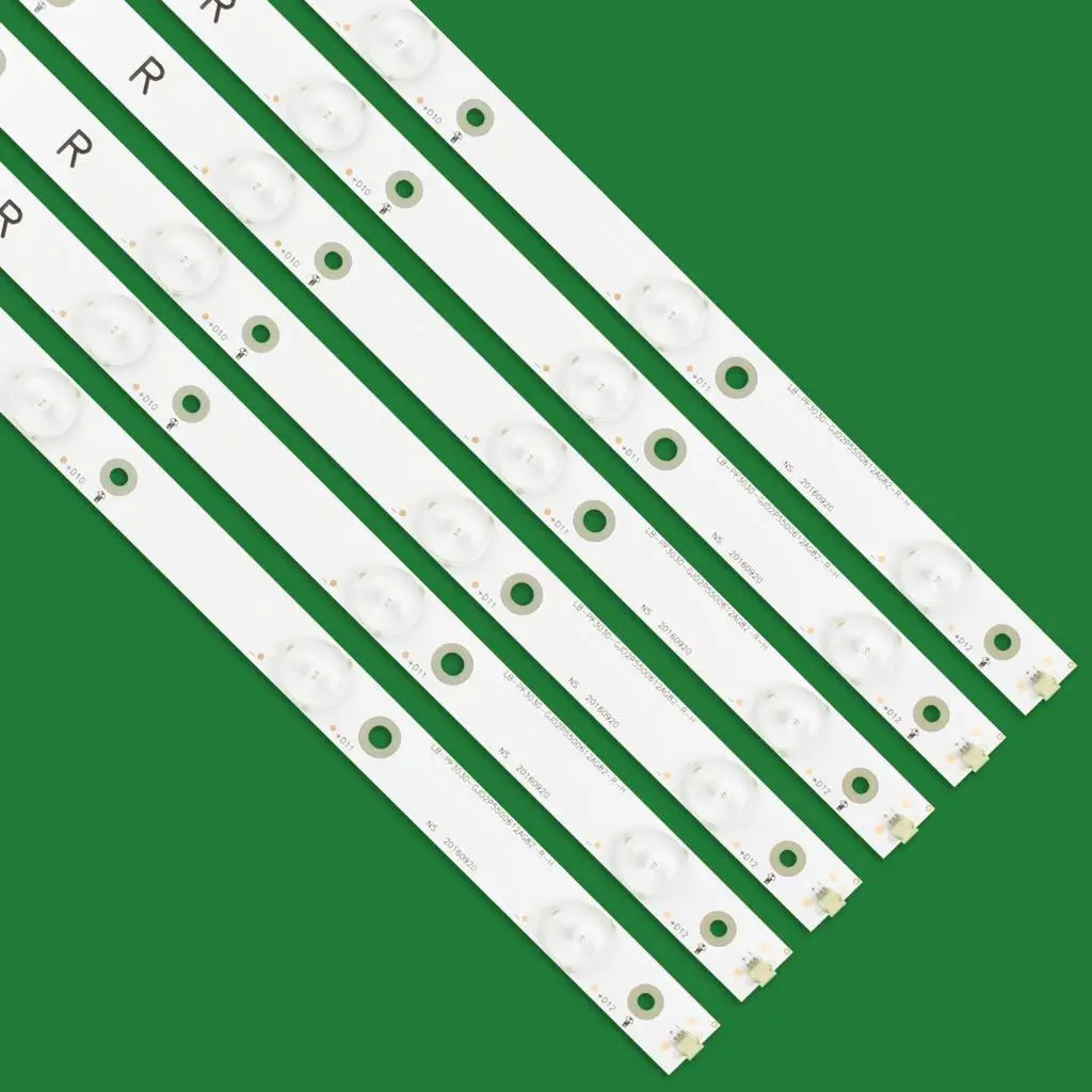 New 12 PCS/set LED backlight strip 500TT67 V2 500TT68 CL-2K15-D2P5-500-D612-V1 R L for 50PUH6400 50PUF6061 50PFT4509/12