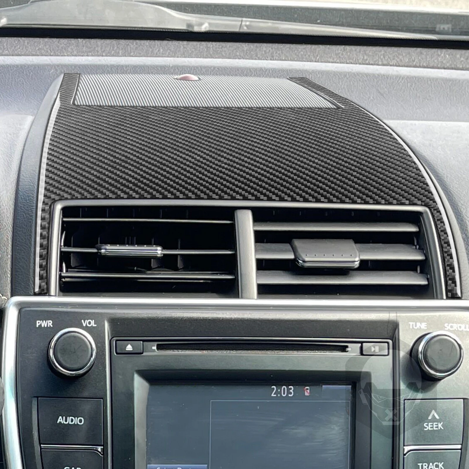 Наклейка из углеродного волокна для Toyota Camry 2015 2016 2017