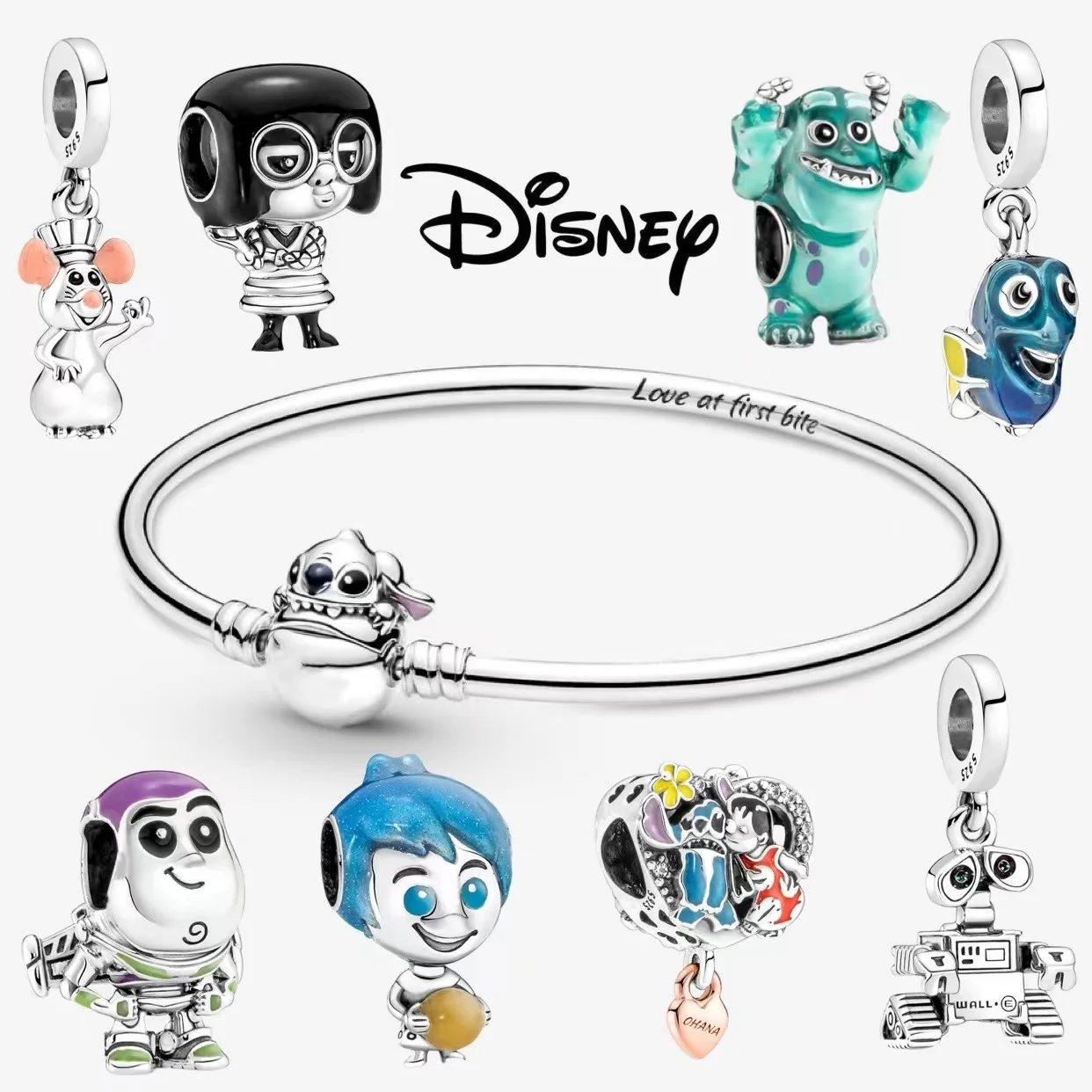 

Новинка 100%, подвеска для браслета из серебра 925 пробы