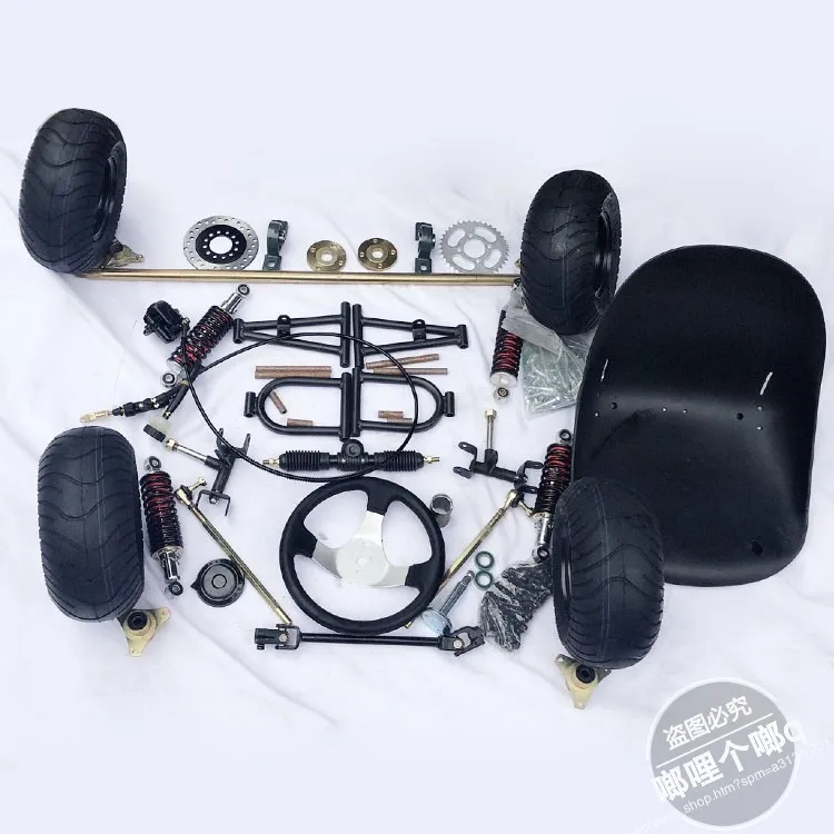 

Front Rear Suspension 1 Meter Axle Tire Kit Assembly for Buggy Quad Bike 50cc 110cc 150cc 200cc Cargo ATV Go kart