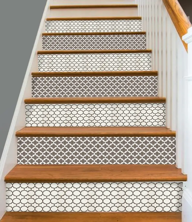 

15steps Stair Riser Vinyl Strips Removable Sticker Peel & Stick : Fmix6