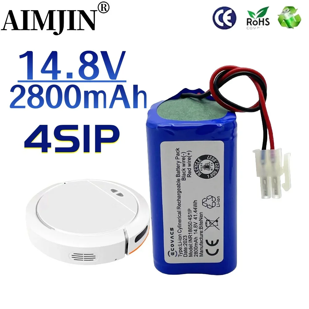 Аккумулятор 4S1P 14 8 в 2800 мАч Для Ecovacs Deebot N79 N79S DN622 и Eufy RoboVac 11 11S 12 15C 15T 35C G10 Hybrid G30