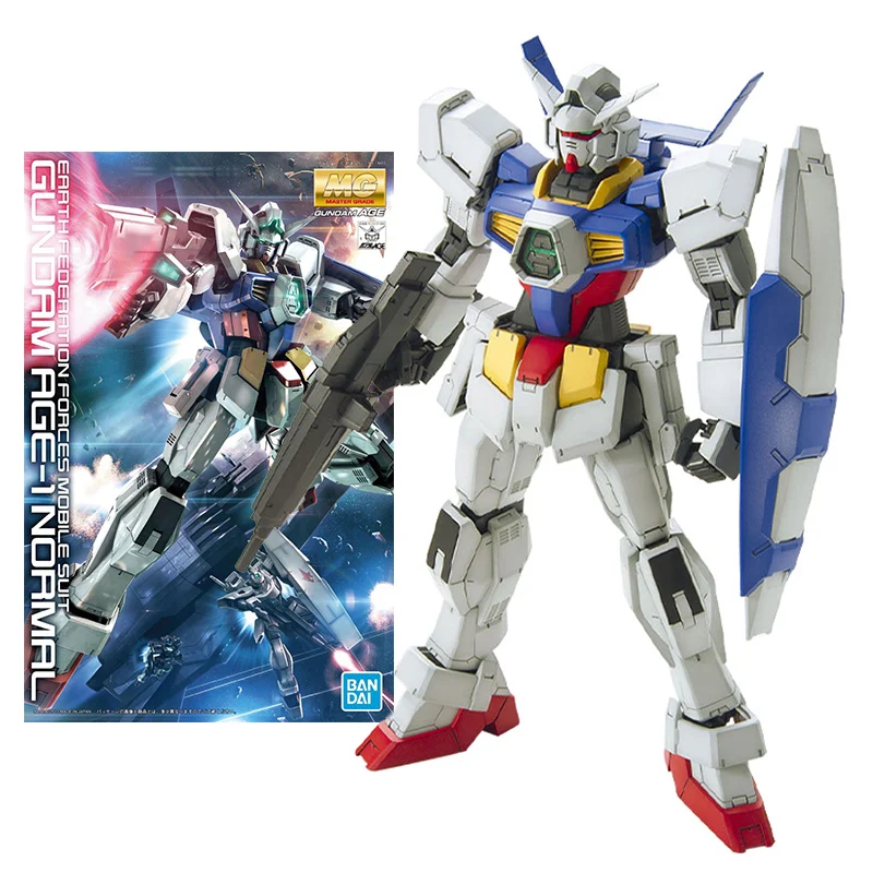 

Bandai Genuine Gundam Model Kit Anime Figure MG 1/100 AGE-1 Normal Collection Gunpla Anime Action Figure Toys Free Shipping