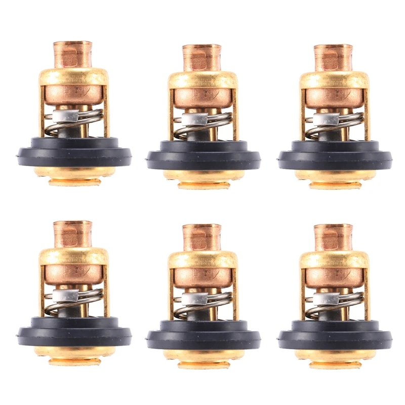 

6Pc 66M-12411-00 Boat Engine Thermostat For Yamaha Outboard Motor Engine Part