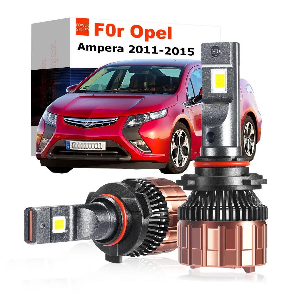 2 X Canbus автомобисветильник передняя фара 100 Вт 5700 лм светодиодный светильник фара 2011 K белая для Opel Ampera (R12) хэтчбек-2015