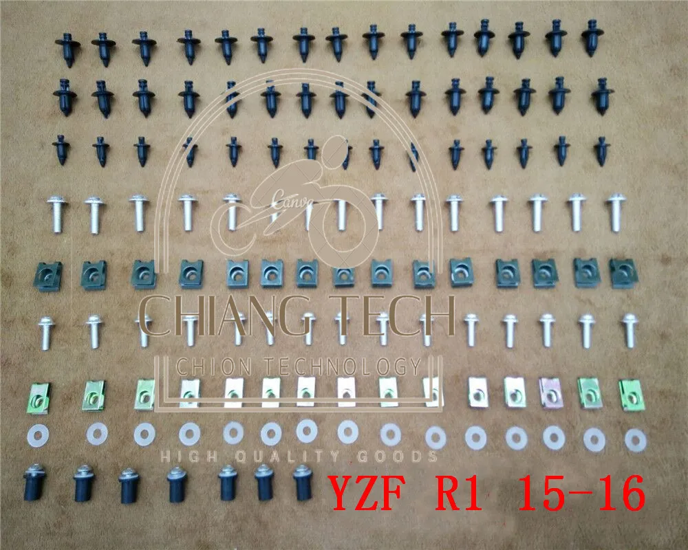 

Fairing Bodywork Kit Bolts Screws For Fit For YAMAHA YZF R1 2015-2016