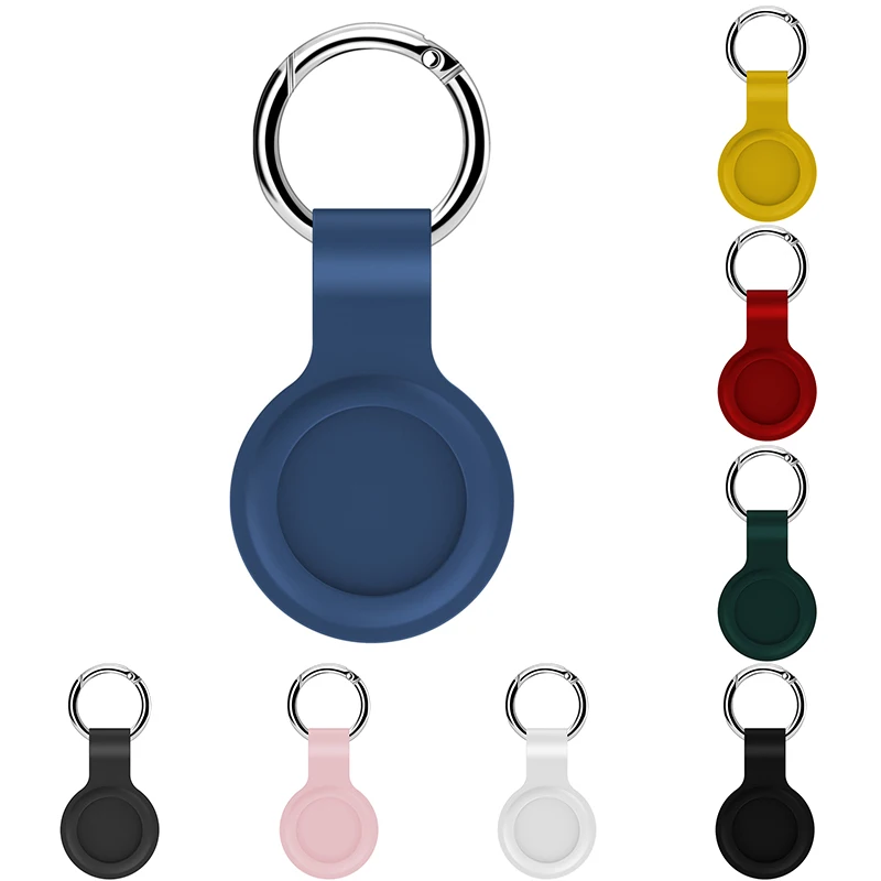 

Protective Cover Location Tracker Silicone Case With Buckle For Airtags Tracker