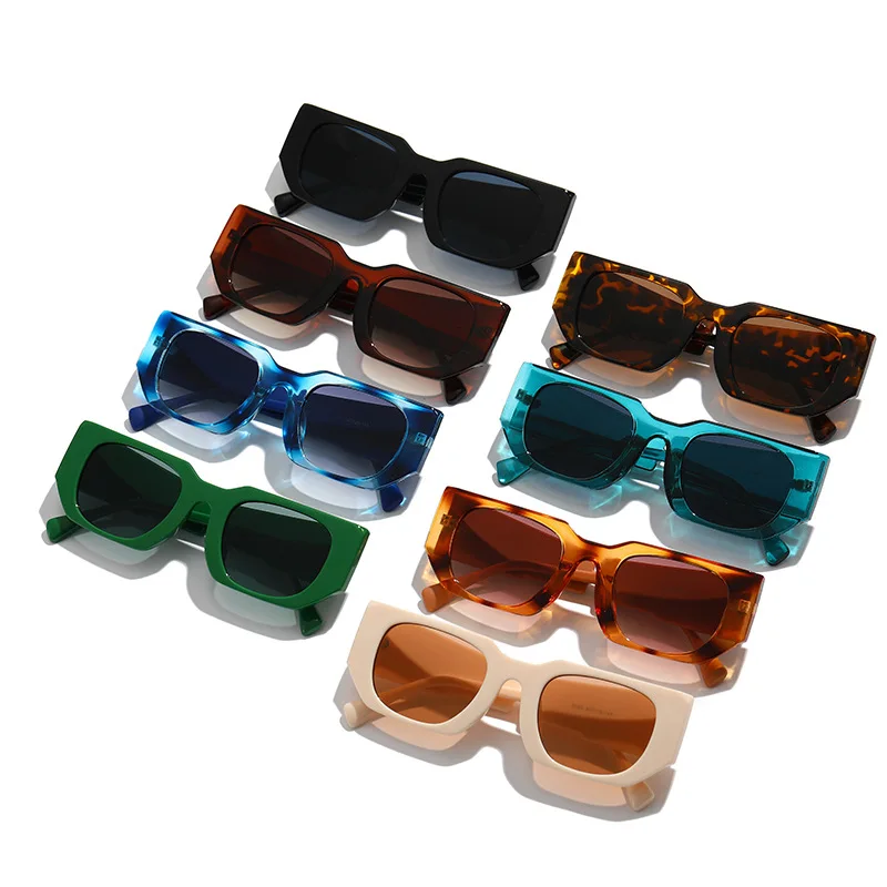 

New Fashion Women Luxury Brand Square Sunglasses Ladies Vintage Small rectangle Sun Glasses Female Frame Uv400 Eyewear