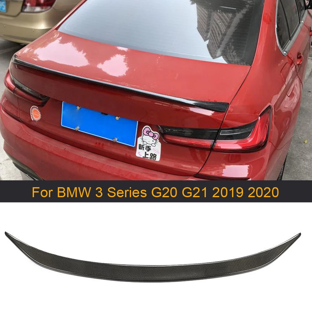

Carbon Fiber Car Rear Spoiler Wing For BMW 3 Series G20 G21 2019 2020 Car Rear Trunk Spoiler Boot Lip Wing Tail Trim
