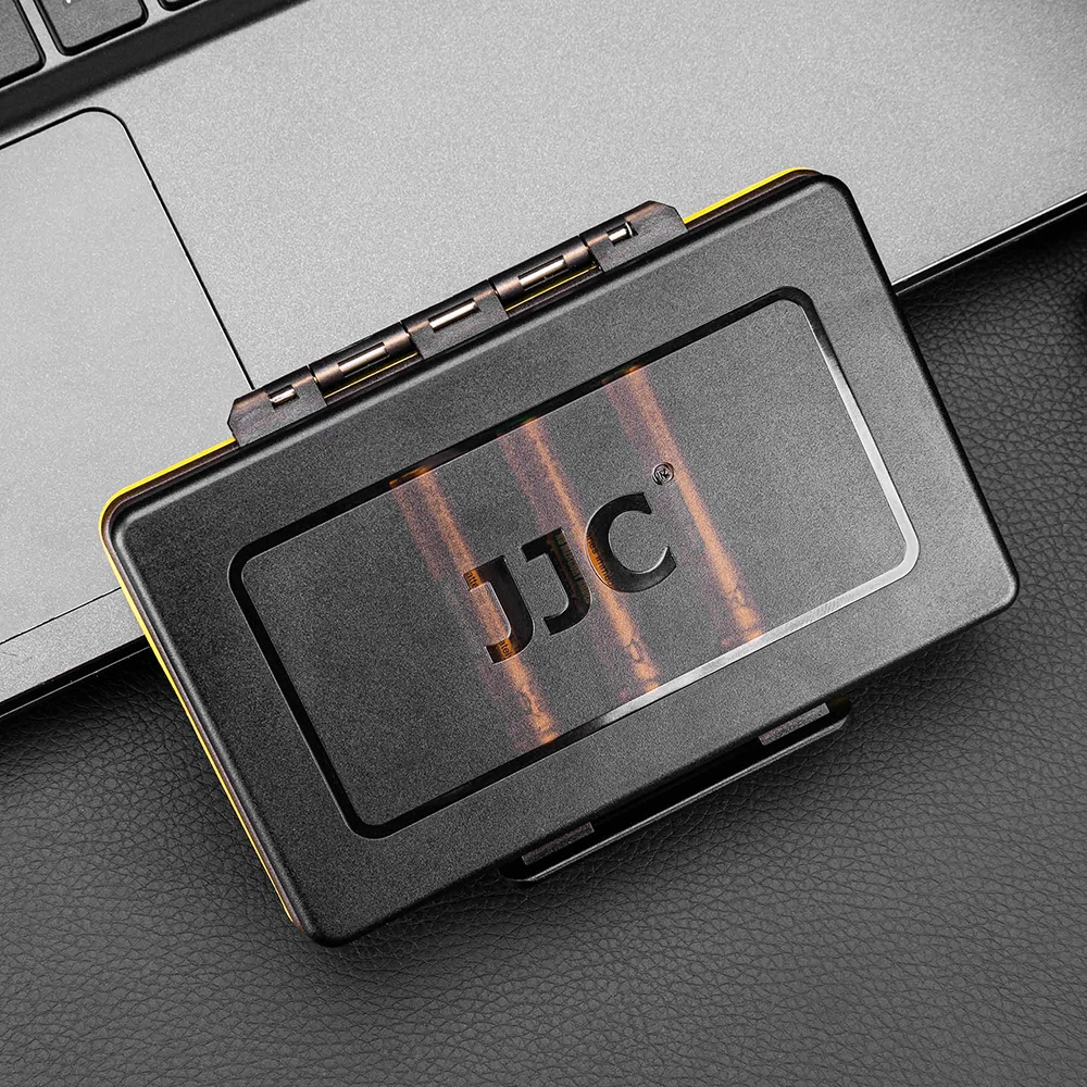 JJC Deluxe AA/AAA чехол для аккумулятора держатель с тестером водонепроницаемый жесткий