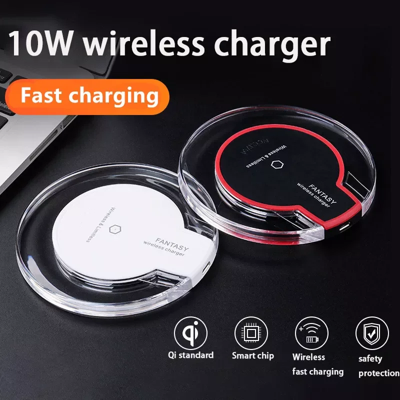 

10W Wireless Charger for iPhone 11 Xs Max X XR 8 Plus 30W Fast Charging Pad for Ulefone Doogee Note 9 Note 8 S10 Plus