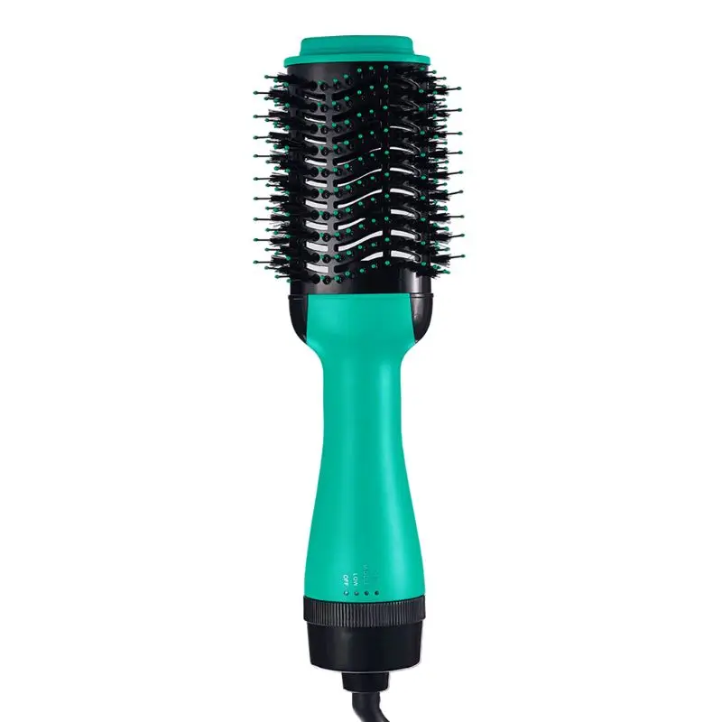 

Professional One Step below Hair Dryer Brush 2 in 1 Straightener and Curler Hot Air Curling iron Rotating Comb Hot Air