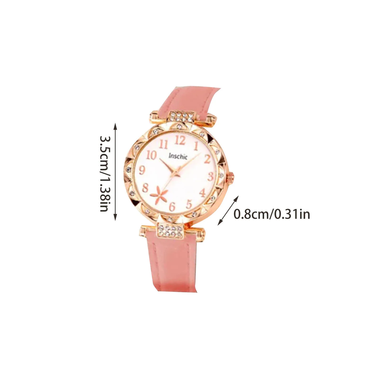 5 шт./комплект (4 браслета 1 наручные часы) Модные женские Часы Дамские Нарядные