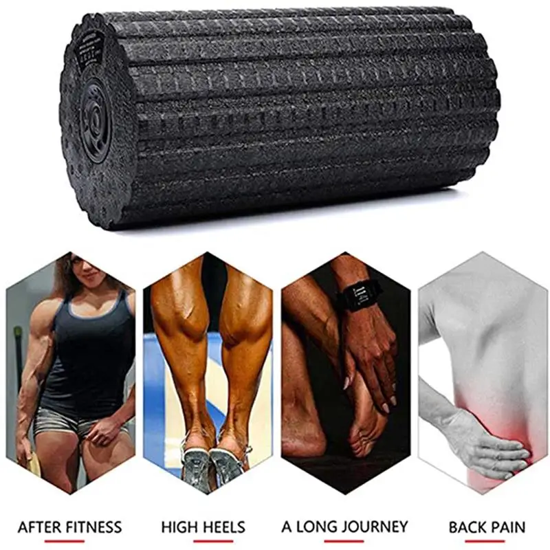 

Электрический Вибрационный массажный валик из пены, Аккумуляторный Массажер для йоги, спинки, ног, для тренажерного зала, тренировок, элект...