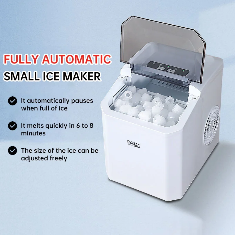 

Емкость для ежедневного изготовления льда 15 кг, полностью автоматический льдогенератор, небольшое и маломощное домашнее общежитие