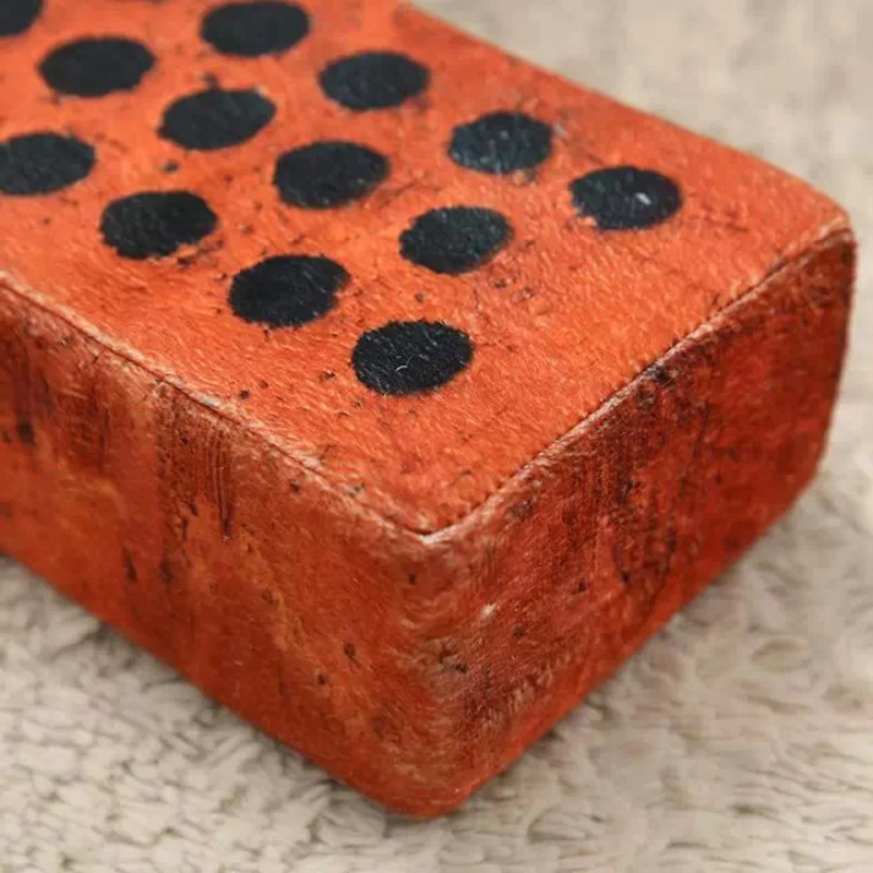 1 шт. креативные плюшевые игрушки яркие кирпичи и твердые забавные продукты