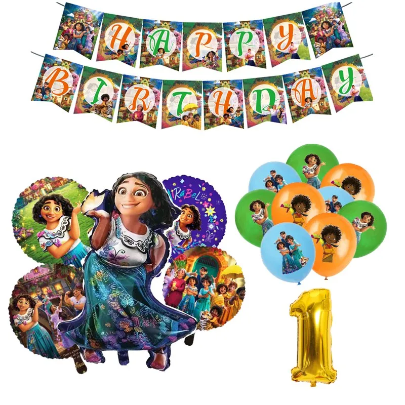 

39Pcs Disney Encanto Mirabel Aluminum Foil Balloons Baby Shower Kids Birthday Party Encanto Banners Air Globos Decor Supply Toys
