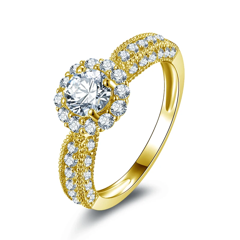 

Винтажные обручальные кольца IOGOU из твердого золота 10 к, обручальные кольца с основным бриллиантом 5,5 мм, обручальные кольца с муассанитом, оригинальные сертифицированные ювелирные изделия