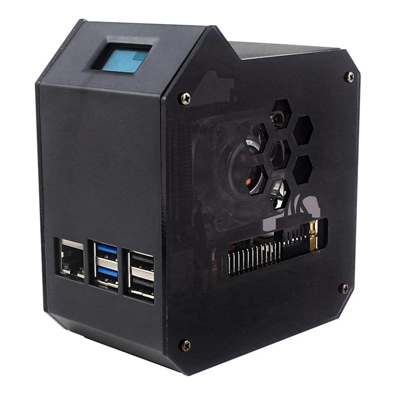 Для Raspberry Pi 5 ABS Mini Tower Fan Kit Комплект вентиляторов с 4-контактным портом JST и