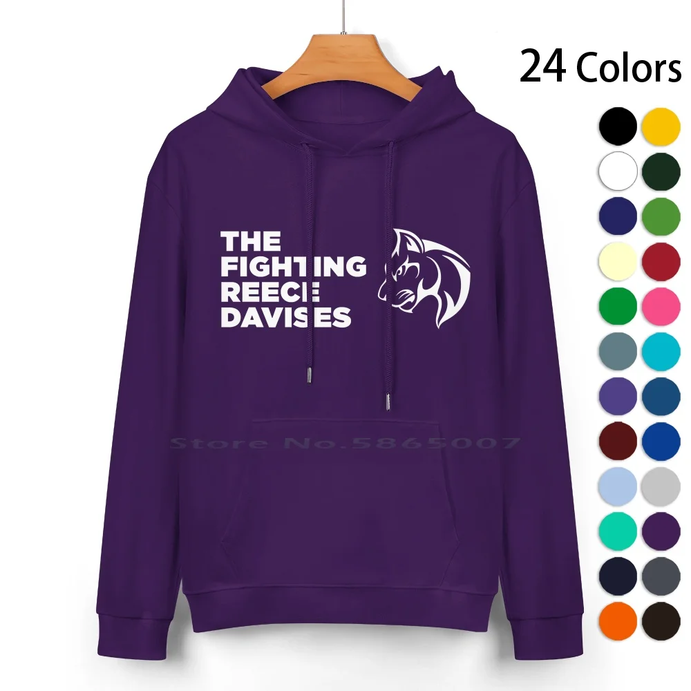 

The Fighting Reece Davises свитер с капюшоном из чистого хлопка 24 цвета B1g Football Reece Davis Espn Nu Northwestern University