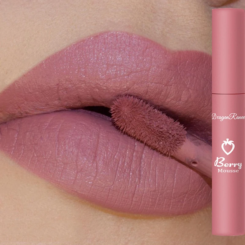 

12 Colors Nude Matte Lip Gloss Waterproof Long Lasting Liquid Lipstick Colorful Lipgloss Sexy Red Pink Women Makeup Cosmetic