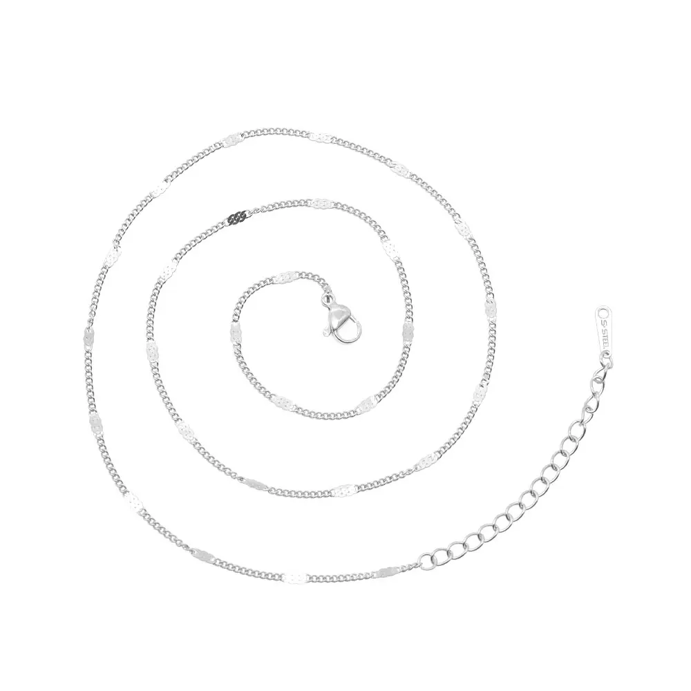 Цепочка с пайетками из нержавеющей стали 304 45 + 5 см 30 шт./партия - купить по