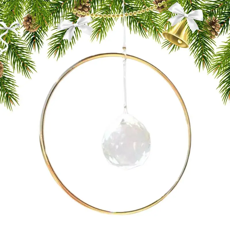 

Хрустальное украшение от солнца, Хрустальный Ловец Солнца, цветной стеклянный подвесной декор, отражатель от солнца для радужного изготовл...