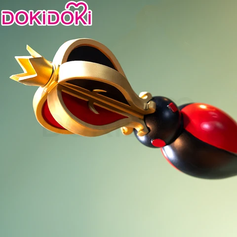 Riddle трость золотисто-красная для косплея