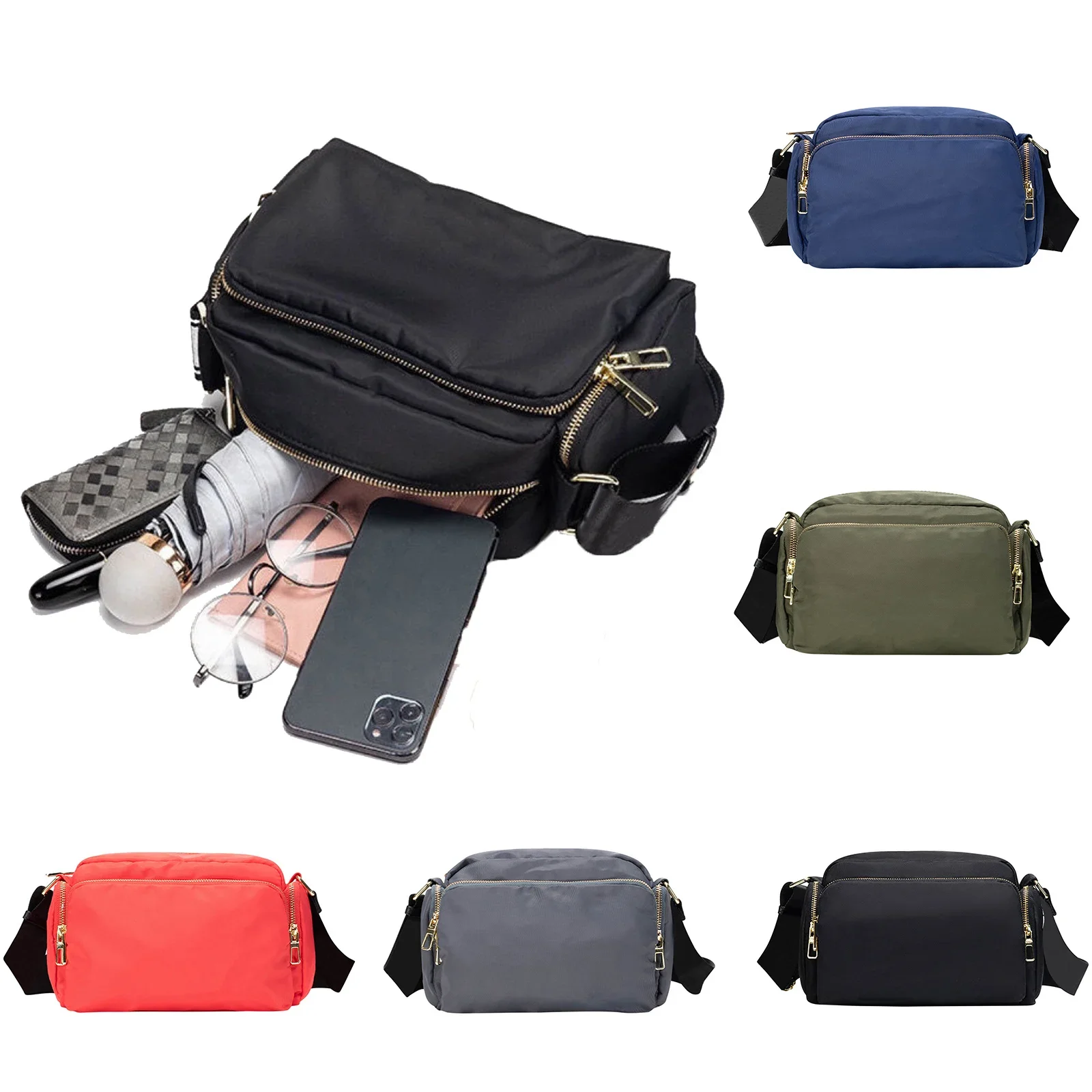 

Shoulder Spain Lady Travel Bag Style Nylon Women Shopping Messenger Bag Crossbody Handbags Dropshipping Casual Bags For
