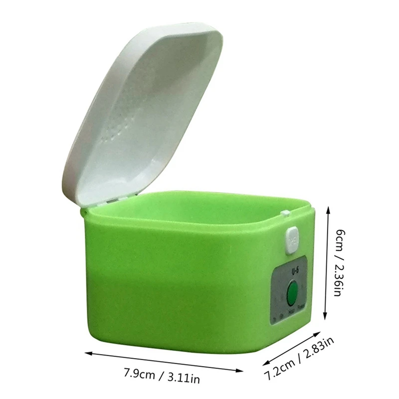 

5X Electric Hearing Aid Dehumidifier USB Drying Box Moisture Proof Hearing Aids Dryer Case Protect Ear Care Health
