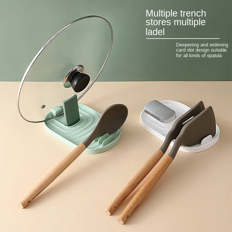 

Folding Pot Lid Rack Spatula Body Shelves Stove Storage Drain Tool Chopsticks Spoon Holder For Kitchen Accessories