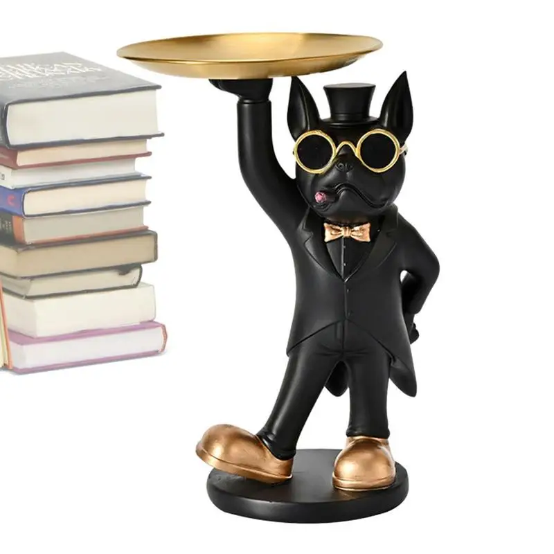 

Поднос для хранения ключей держатель для ключей французского бульдога Органайзер коробка для ключей для монет ключей и ювелирных изделий м...