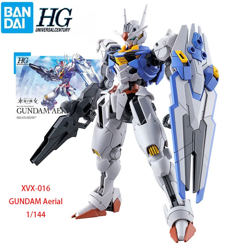 

В наличии BANDAI Mobile Suit Gundam: the Witch from Mercury HG 1/144 XVX-016 GUNDAM воздушные сборные модели Аниме экшн-фигурки