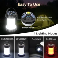 camping equipment lantern outdoor solar emergency lights multifunctional tent light portable lamps rechargeable light flashlight