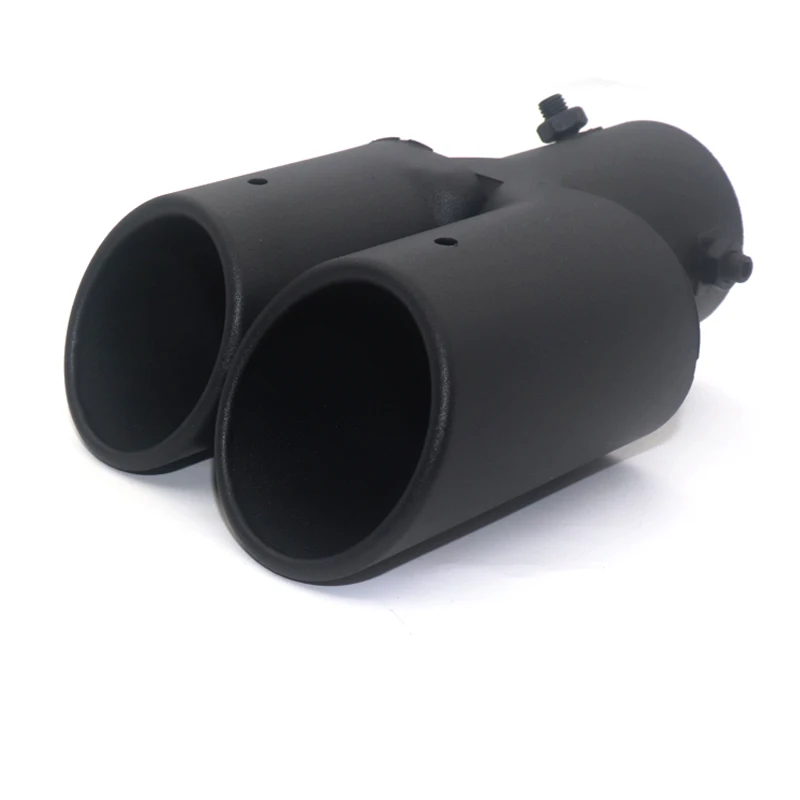 

Двойной Наконечник Выхлопной Трубы Для Автомобиля, Универсальный, Из Нержавеющей Стали, Металлический, С Двумя Выходами