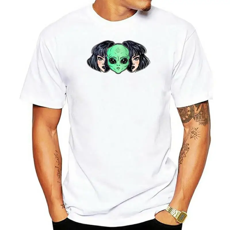 

New Harajuku Gothic Female Tshirt Alien Print Short Sleeve Tops Tees Summer Fashion Casual T Shirt 2022 women Clothing T-shirts