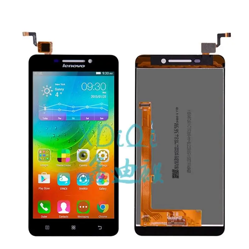 Для Lenovo A5000 ЖК-дисплей с сенсорным экраном дигитайзер в сборе черный белый цвет