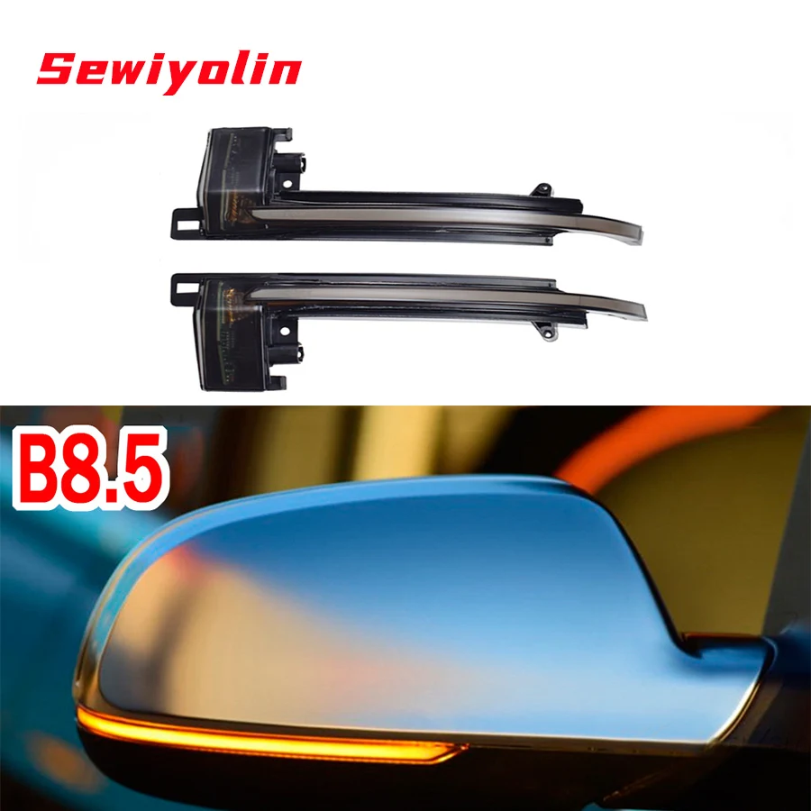 

Dynamic Blinker Mirror Light For Audi A3 8P B8.5 A4 A5 B8 Q3 A6 C6 4F S6 LED Turn Signal Side Indicator S4 S5 S6 A8 D3 8K S8