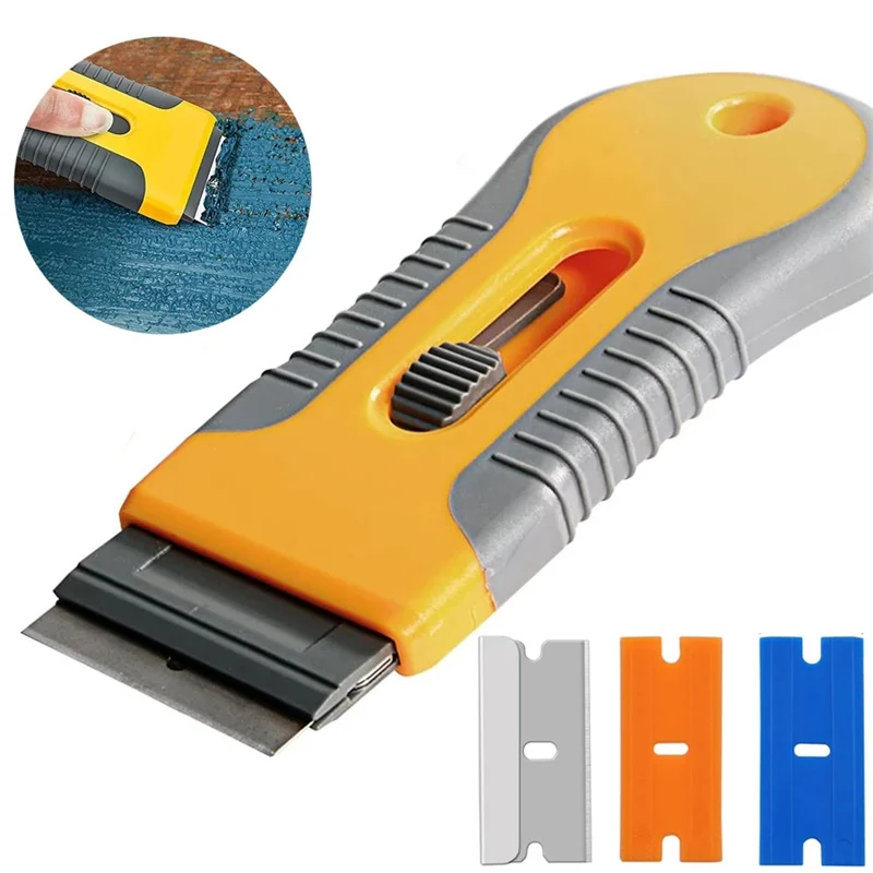 

Glue Removal Scraper Small Cleaning Scraper Glass Scraper Cerami Glass Car Window Viny Film Sticker Glue Squeegee Remover
