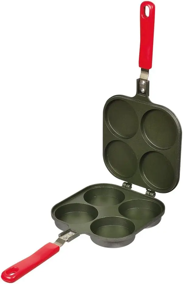 

Obanyaki Pan Maker Direct Flame Toaster Non Stick Aluminum Pan Korea