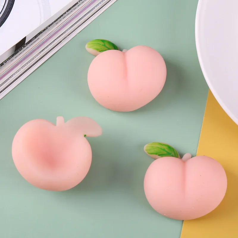 

Супер милые персиковые сенсорные игрушки для снятия стресса, мини-игрушки для снятия стресса, детские игры, простые игрушки для отдыха ямочки J61