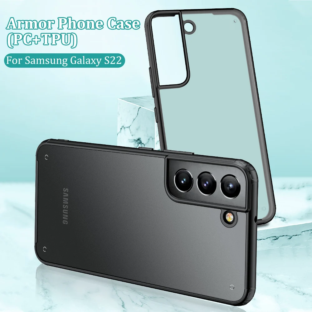 

Чехол Funda для Samsung S22, Ультратонкий защитный чехол с мягкими краями для Samsung Galaxy S22 Plus S22 + S22