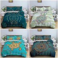 cartoon animal bedding set tortoise pattern duvetquilt cover soft luxury bedclothes 23pcs bedroom decor full king queen size
