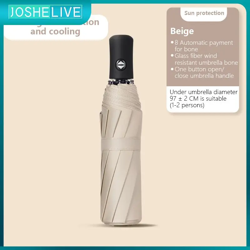 

2023 Зонт от дождя двойного назначения автоматический зонт Новейший складной зонт для рыбалки кемпинга Защита от УФ-лучей прочный зонт Лидер продаж