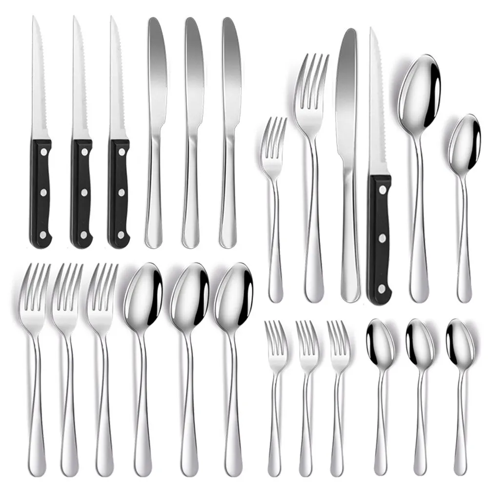Western Steak Knife Fork Spoon 1010 Stainless Steel Material