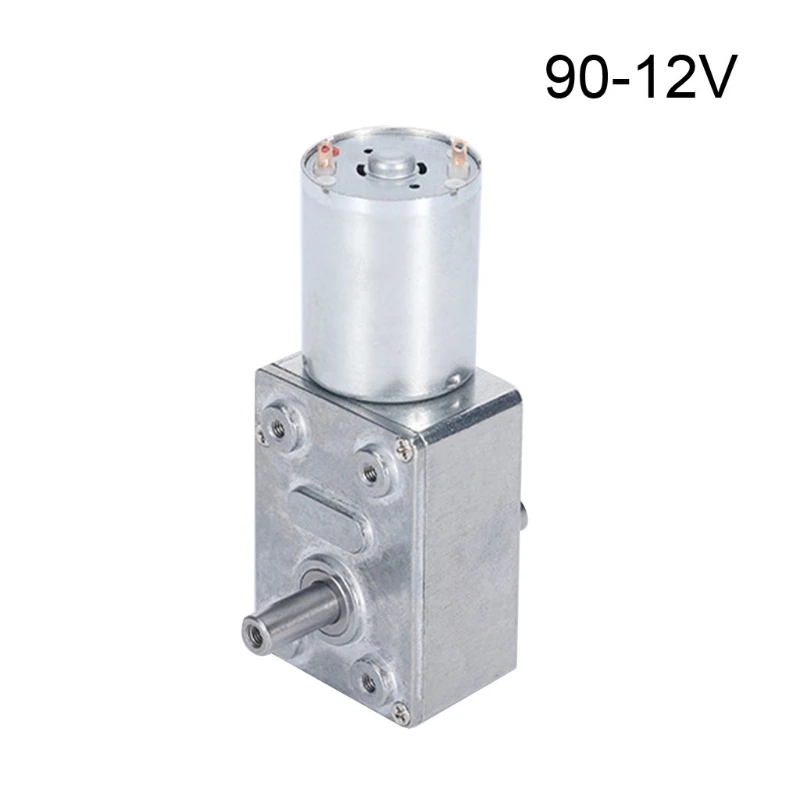 

JGY370 Reversible Worm Gear Motor High Torque Speed Reducer 6V/12V24V Double Shaft Miniature Metal Motor 6RPM to 150RPM