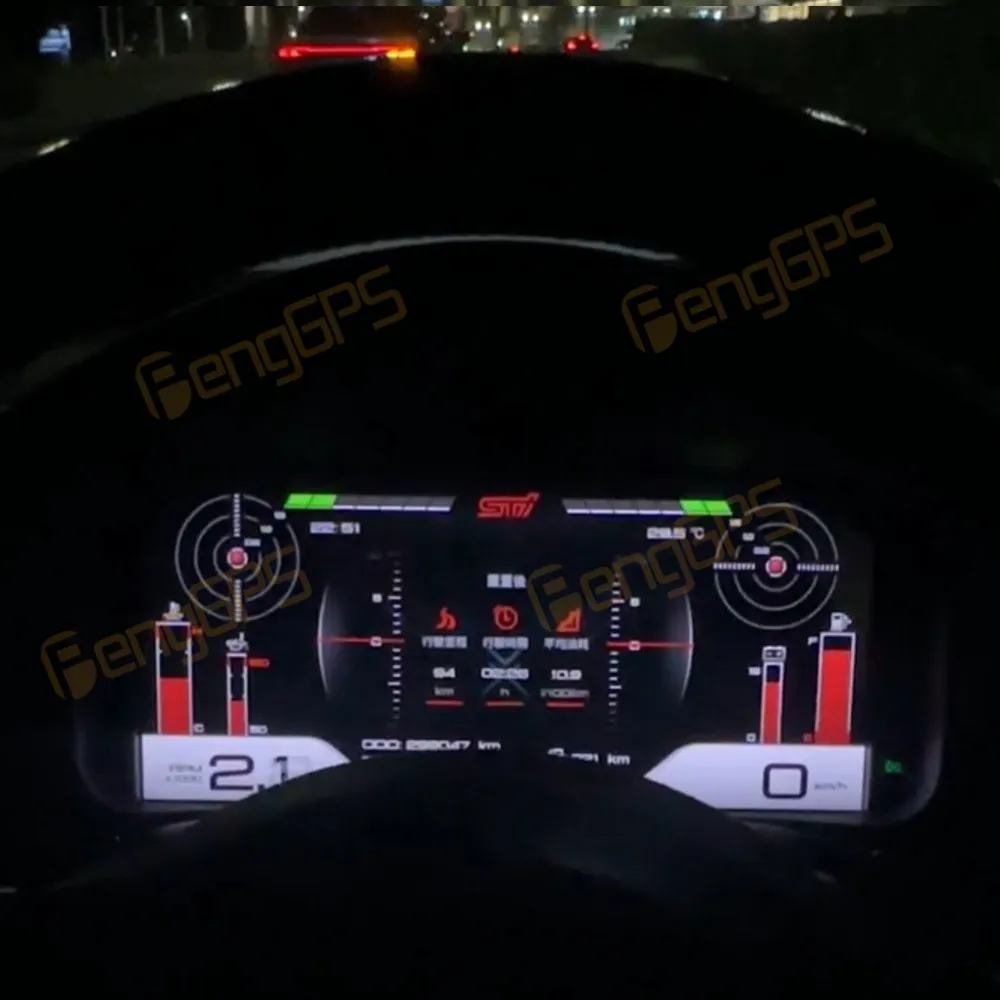 Цифровой кластер 12,3-дюймовый экран одометра для Honda Fit 2014-2020, виртуальный измеритель скорости кабины, приборная панель автомобиля, система Linux (art.: 3920d02f4dad9) - 3920d02f4dad9